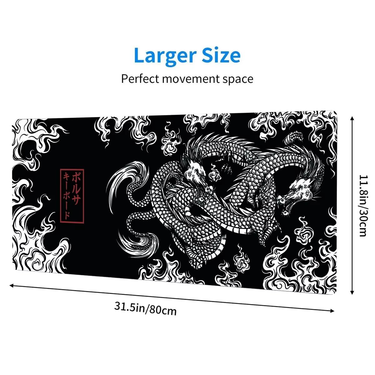 Chinese Dragon Gaming Mousepad XXL Large Office Gaming Mouse Pad Locking Edge Mouse Mat Gamer Keyboards Pads Rubber Desk Mat