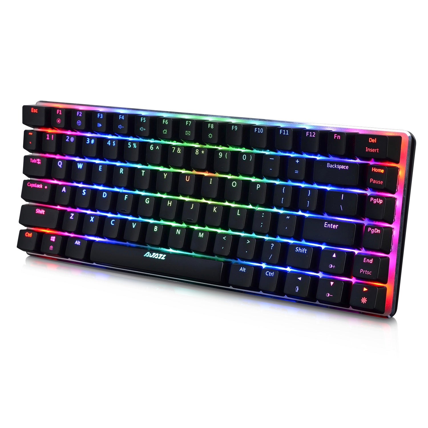 Black Ak33Rgb Mechanical Keyboard Game Keyboard Desktop Notebook Full Key No Rush to Eat Chicken Artifact Keyboard