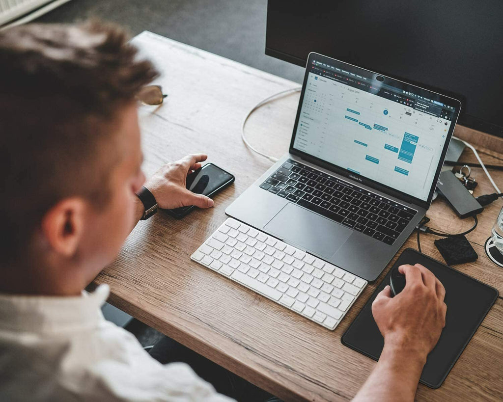 2-Pack Non-Slip Mouse Pad Stitched Edge PC Laptop for Computer PC Gaming Rubber