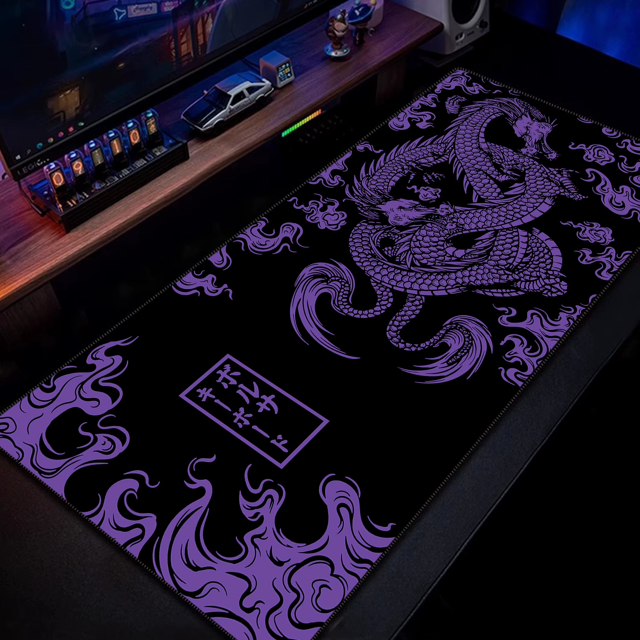 Chinese Dragon Gaming Mousepad XXL Large Office Gaming Mouse Pad Locking Edge Mouse Mat Gamer Keyboards Pads Rubber Desk Mat