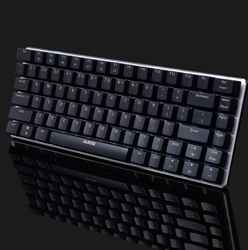 Black Ak33Rgb Mechanical Keyboard Game Keyboard Desktop Notebook Full Key No Rush to Eat Chicken Artifact Keyboard