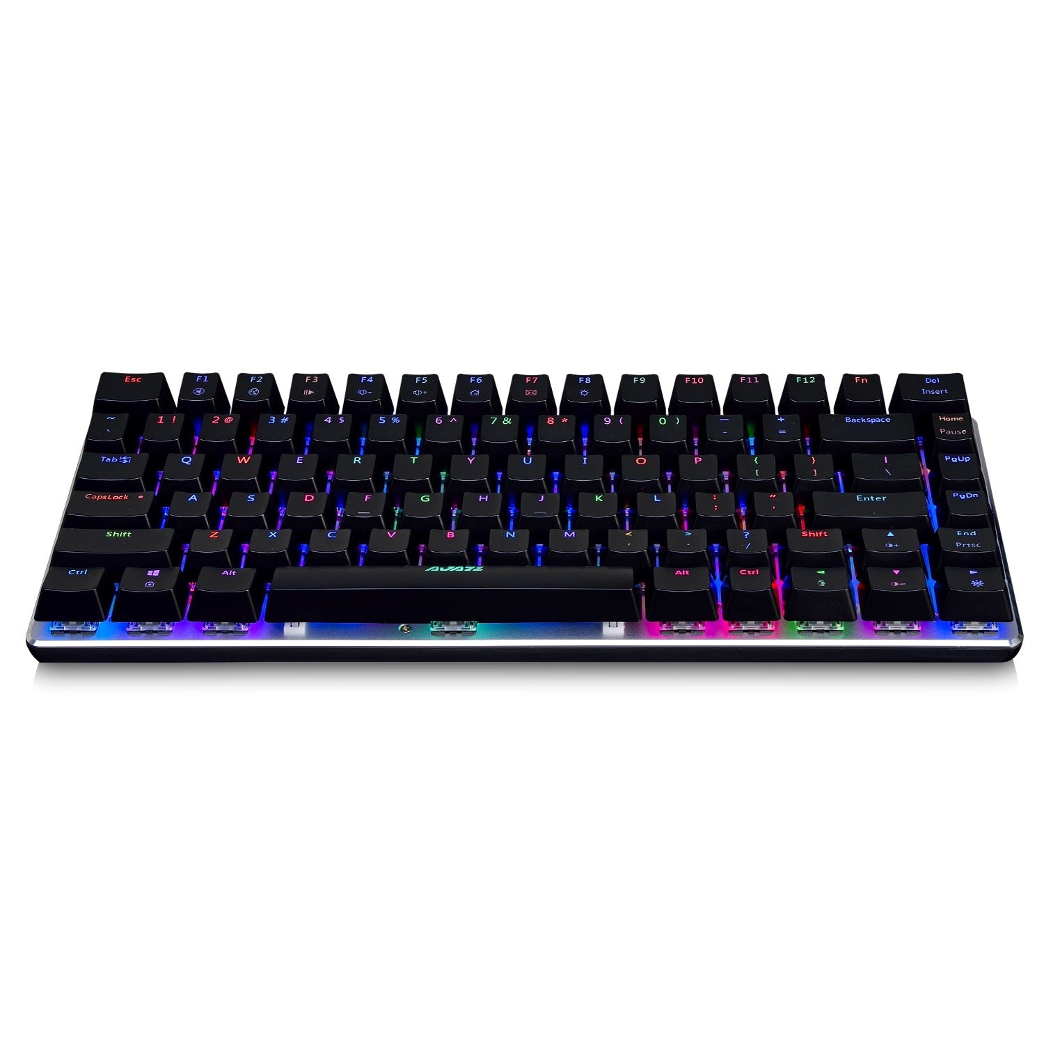 Black Ak33Rgb Mechanical Keyboard Game Keyboard Desktop Notebook Full Key No Rush to Eat Chicken Artifact Keyboard
